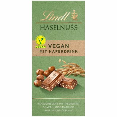 Lindt Tafel Vegan Haselnuss 100g