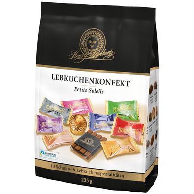 Henry Lambertz Lebkuchenkonfekt Petits Soleils 10-fach sortiert, 235g