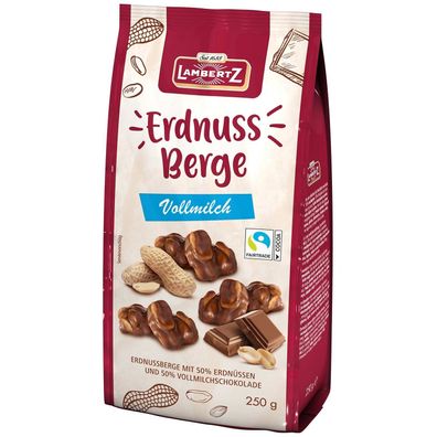 Lambertz Erdnussberge Vollmilch Beutel 250g