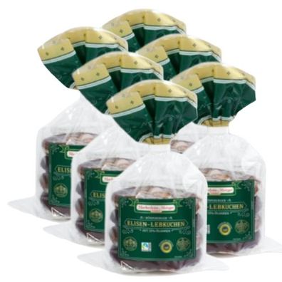 Haeberlein-Metzger Elisen Lebkuchen zweifach Glasiert & Schoko 6 x 300g