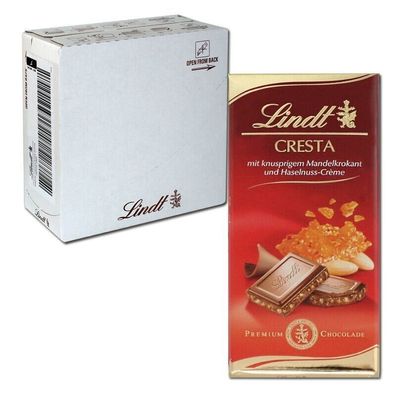 Lindt Cresta Schokolade, 12 Tafeln je 100g