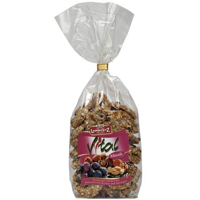 Lambertz Vital Klassik knuspriges Gebäck mit Sonnenblumenkernen & Korinthen 200g