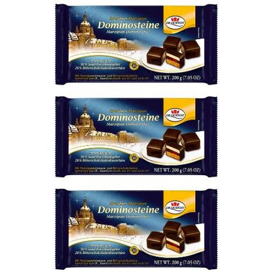 DR. QUENDT Dresdner Marzipan Dominosteine 3x 200G