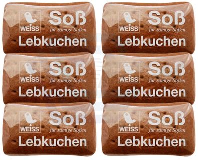 Weiss Soß Brauner Lebkuchen für sämige Soßen 6x 40g