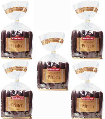 Kinkartz Aachener Schokoladen Printen Lebkuchen 5 x 200g