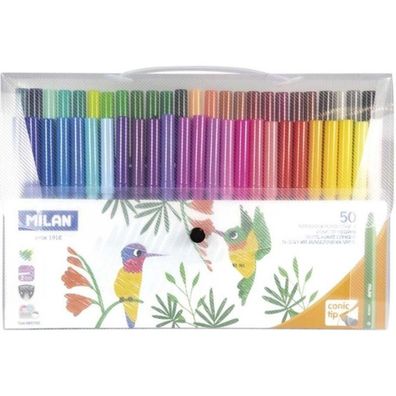 Schachtel MIT 50 Farbigen Filzstiften 31X20 MILANO