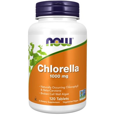 Now Foods, Chlorella, 1000mg, 120 Veg. Tabletten