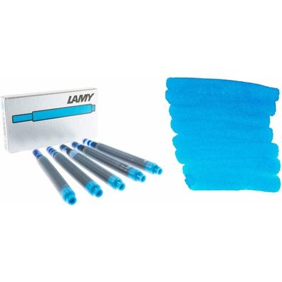 LAMY T10 Tintenpatronen für Füller türkis 5 St