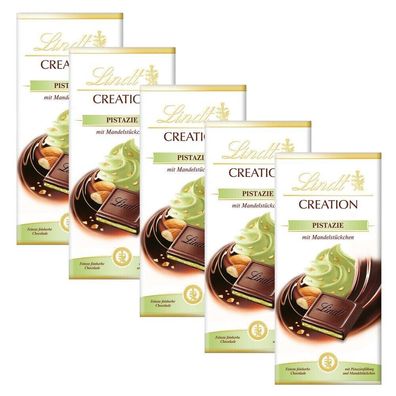 Lindt Creation Pistazie mit Mandelstückchen 5x148g