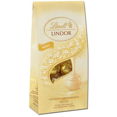 Lindt Lindor Kugeln weiss, Praline, 136g