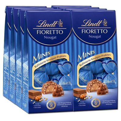 Lindt Fioretto Minis Nougat, Pralinen, 8x 115g