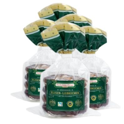 Haeberlein-Metzger Elisen Lebkuchen zweifach Glasier und Schokoliert 5x 300gr