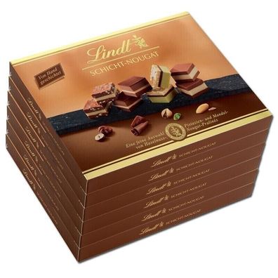 Lindt Schicht-Nougat Pralines 6x 125g