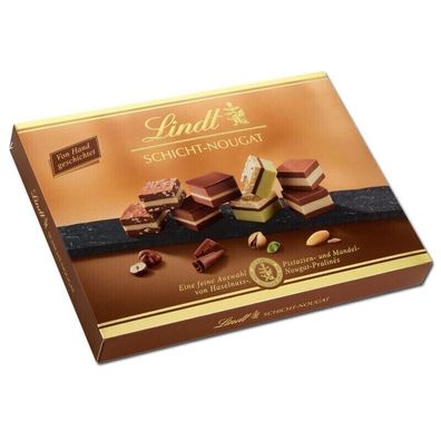 Lindt Schicht-Nougat Pralines 125g Packung