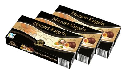 Henry Lambertz Mozartkugeln Mozart Kugeln Zartbitter Schokoladen Pralin 3x 200g