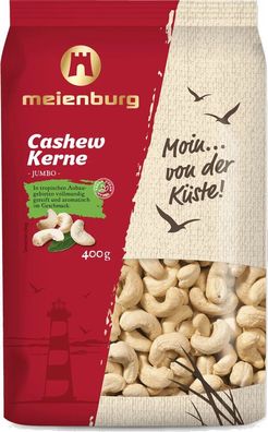 Cashewkerne Jumbo-Cashewkerne von Spitzenqualität 400g