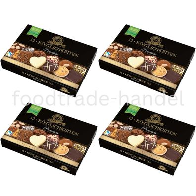 Henry Lambertz 12 Köstlichkeiten Premium Gebäckspezialitäten Cookies, 4x 245g