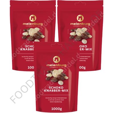 Meienburg SCHOKO Knabber-mix 3x 1 kg