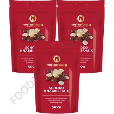 Meienburg SCHOKO Knabber-mix 3x 500g