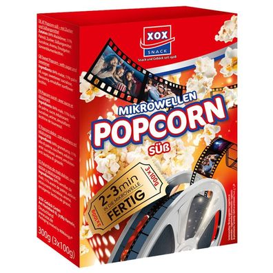 XOX Mikrowellen Popcorn süß