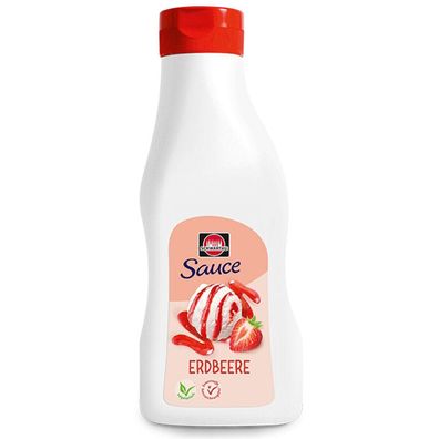 Schwartau Dessert Sauce mit genussvollem Erdbeere Geschmack 770 ml