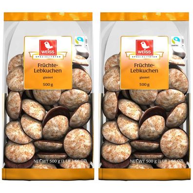 Weiss Früchte-Lebkuchen 2x 500g