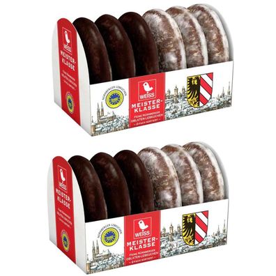 Weiss Meisterklasse - Feine Nürnberger Oblaten-Lebkuchen 2x 200g