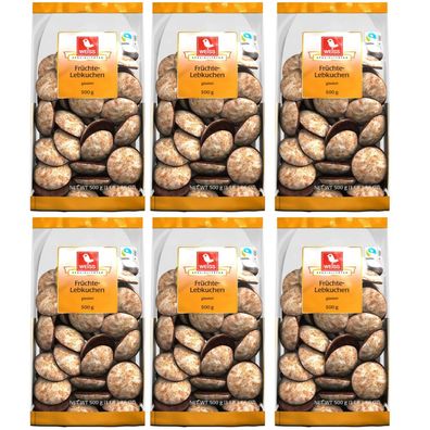 Weiss Früchte-Lebkuchen 6x 500g