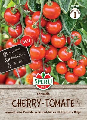 Cherry-Tomatensamen Consuelo, F1, aromatische Früchte - Resistent