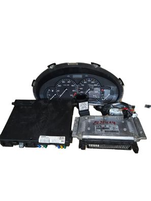 Peugeot 206 Motorsteuergerät 9632693780 0261206213 Set