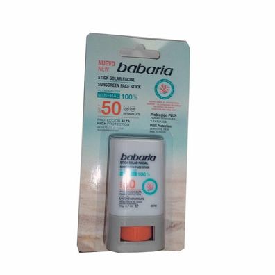 Babaria Sunscreen Face Stick Spf50 20g