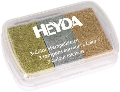5X Heyda 204888466 Stempelkissen 3Color go/si/ku