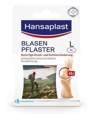 Hansaplast Fuß-Pflaster Expertenserie, 5 Stk. - Schmerzlindernde Fußpflaster