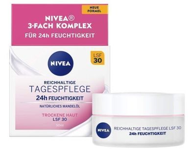 Nivea Gesichtscreme mit Mandelöl & Magnolienextrakt, 50ml