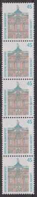 BRD 1990 postfrisch SKW Rollenmarken MiNr. 1468 R Schloss Rastatt Nr. 0590