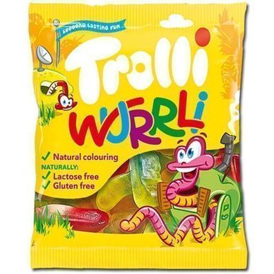 Trolli Wurrli Fruchtige Gummibonbons 150 g