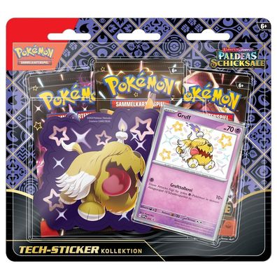 Gruff | 3 Booster-Packs & Sticker | Pokemon Sammel-Karten deutsch