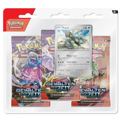 Mopex | 3 Booster-Packs | Pokemon Karmesin & Purpur | Karten deutsch