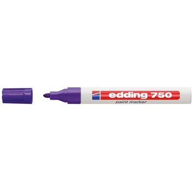 edding Lackmarker 750 4-750-9-008 2-4mm Rundspitze permanent violett