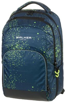 walker 42128-373 Schulrucksack Wizzard College 2.0 - neon splash