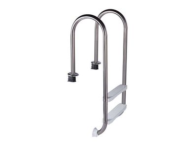 Stainless Steel Leiter Poolleiter SLIM 2-steps - for pool over 0.90m max Wasserhöh