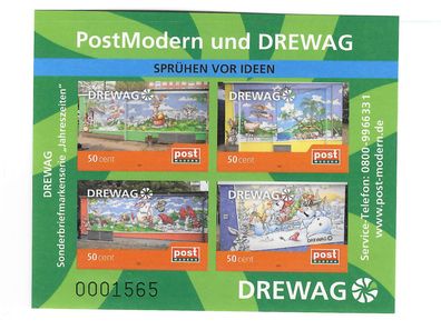 Post Modern Dresden, DREWAG II, Block * * , 2011, selbstklebend