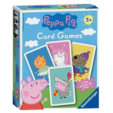 Kartenspiel Pig | 4 in 1 Spiele | Peppa Wutz | Ravensburger | Spiel