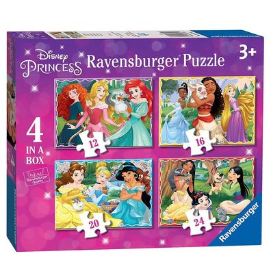 4 in 1 Puzzle Box | Disney Princess | Ravensburger | Kinder Puzzle