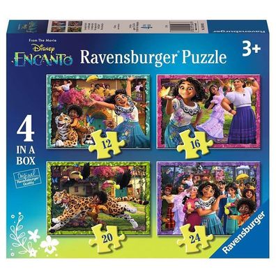 Kinder Puzzle-Box | 4 in 1 | Ravensburger | Disney Encanto