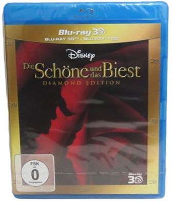 Die Schöne und das Biest - Walt Disney - Diamond Edition - 2D & 3D Blu-ray - OVP