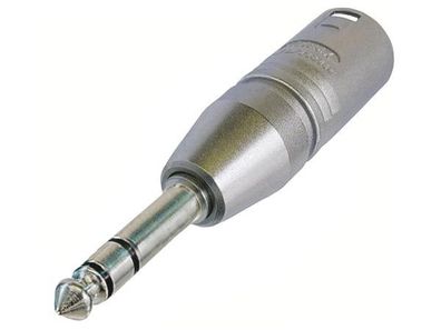 3-POLIGER XLR-KABELSTECKER AUF STEREO 6.35mm Klinkenstecker