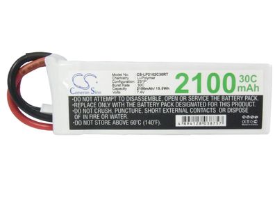 Ersatzakku - CS-LP2102C30RT - RC CS-LP2102C30RT - 7,4 Volt 2100mAh Li-Polymer