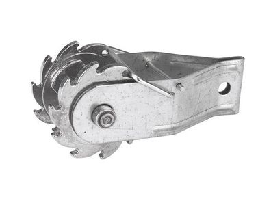 Gear-toothed wire tensioner