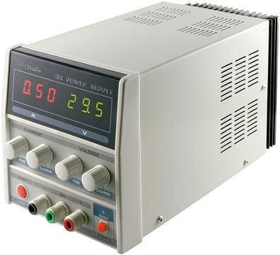 Labornetzgerät stabilisiertregelbar von 0 A - 3 A, mit LED-Display